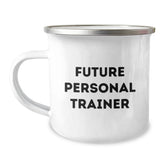 Funny Future Personal Trainer Camping Mug Gifts for Men, Unique Christmas Unique Gifts from Friends - Image 1